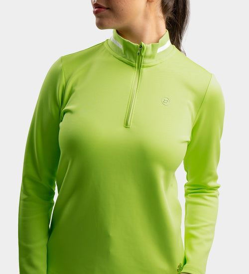 LADIES FAIRWAY FLEX MIDLAYER - LIME