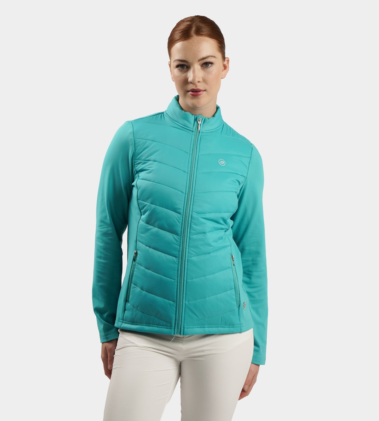 LADIES PANAMA JACKET - TEAL