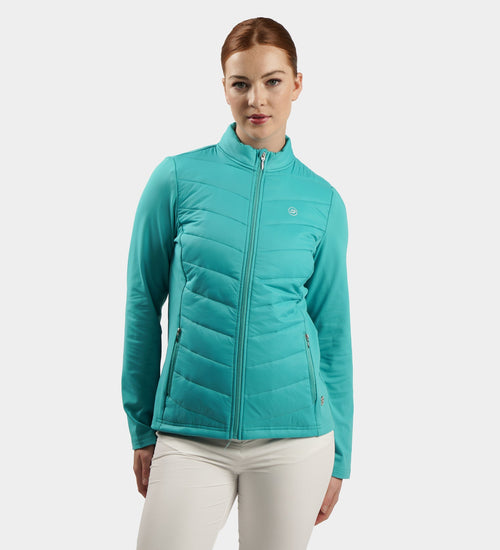 LADIES PANAMA JACKET - TEAL