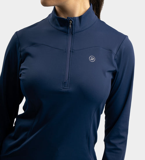 LADIES HEART MIDLAYER - NAVY