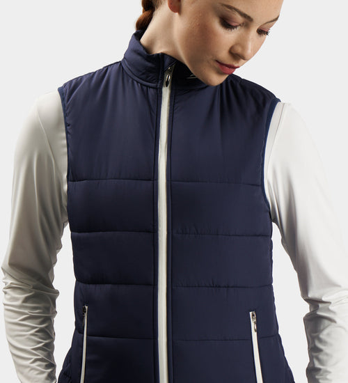 LADIES GRACIE GILET - NAVY