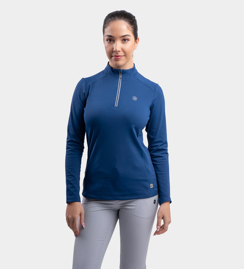 LADIES GALACTIC MIDLAYER - NAVY