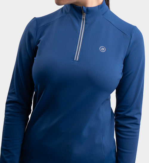 LADIES GALACTIC MIDLAYER - NAVY