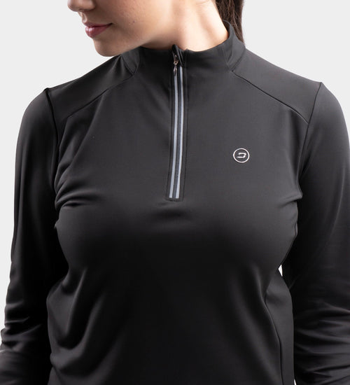 LADIES GALACTIC MIDLAYER - BLACK