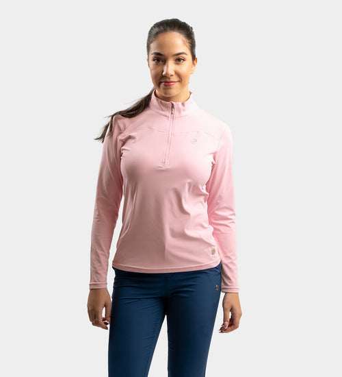 LADIES HEART MIDLAYER - PINK