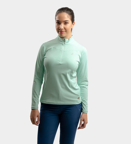 LADIES HEART MIDLAYER - MINT