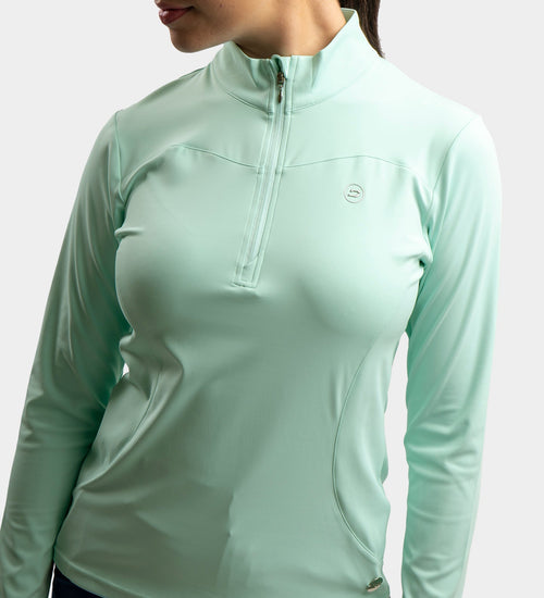 LADIES HEART MIDLAYER - MINT