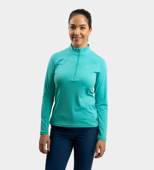 LADIES HEART MIDLAYER - TEAL