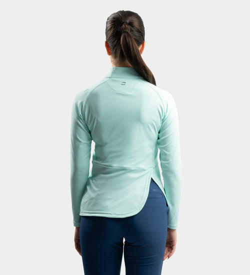 LADIES SPLIT HEM MIDLAYER - MINT
