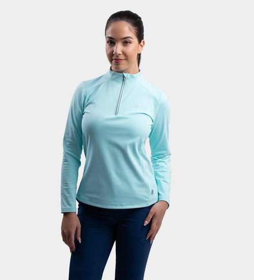LADIES GALACTIC MIDLAYER - MINT