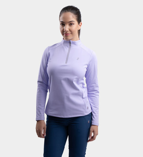 LADIES GALACTIC MIDLAYER - LAVENDER