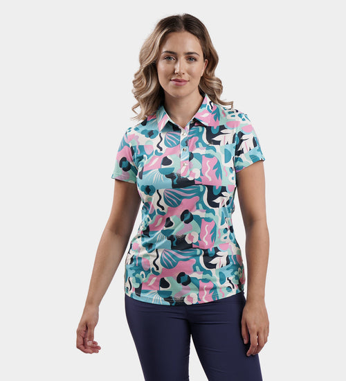 LADIES EXOTIC POLO - MINT