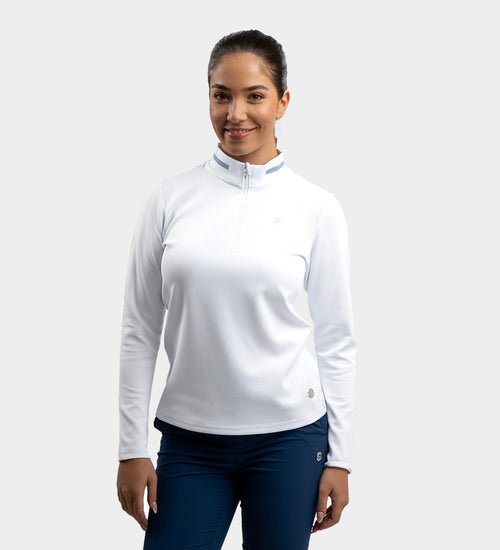 LADIES FAIRWAY FLEX MIDLAYER - WHITE