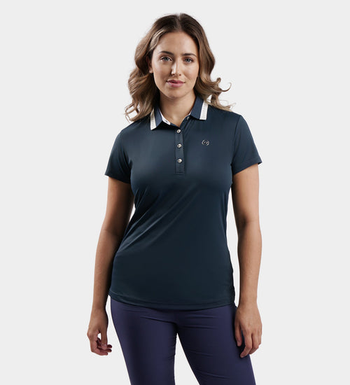 LADIES COUTURE POLO - NAVY