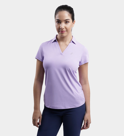LADIES CLUBHOUSE POLO - LAVENDER