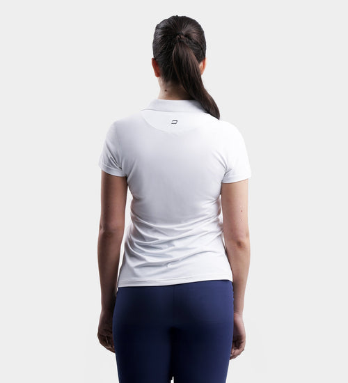 LADIES CLUBHOUSE POLO - WHITE