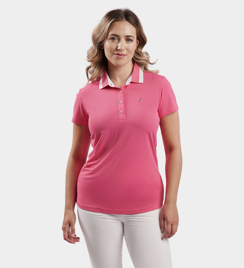 LADIES COUTURE POLO - PINK