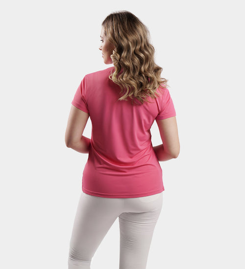 LADIES COUTURE POLO - PINK