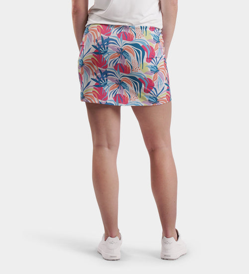 LADIES POCKET SKORTS - TROPIC WHITE