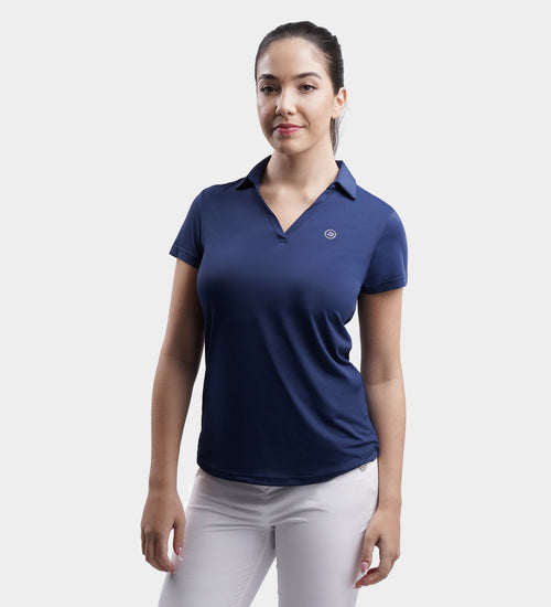 LADIES CLUBHOUSE POLO - NAVY