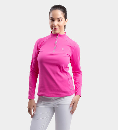 LADIES GALACTIC MIDLAYER - PINK