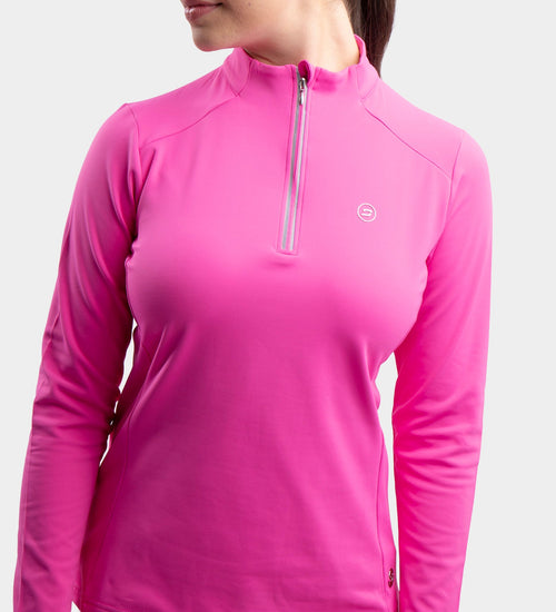 LADIES GALACTIC MIDLAYER - PINK