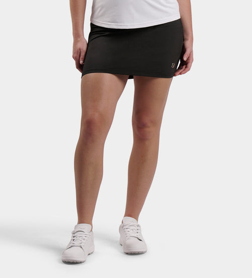 LADIES POCKET SKORTS - BLACK