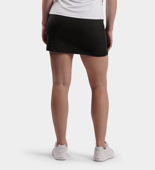 LADIES POCKET SKORTS - BLACK