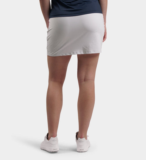 LADIES POCKET SKORTS - WHITE