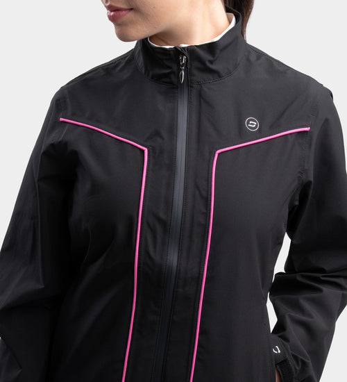 LADIES ESCAPADE RAIN JACKET - BLACK