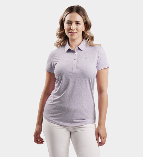 LADIES PETAL POLO - LAVENDAR
