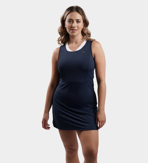 LADIES AURA DRESS - NAVY
