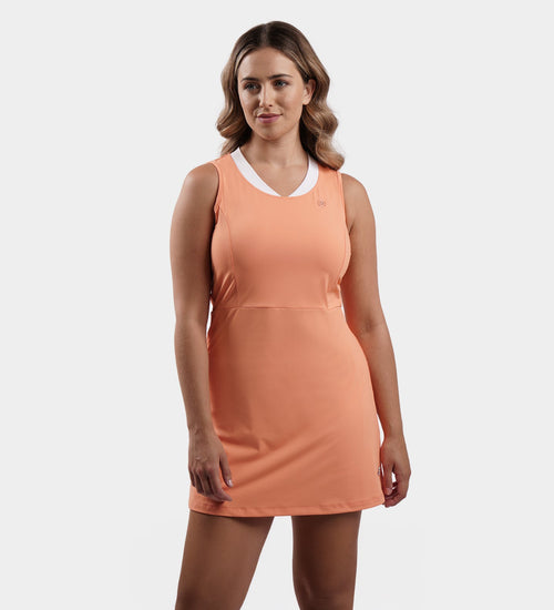 LADIES AURA DRESS - CORAL