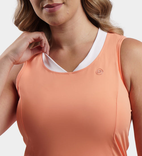 LADIES AURA DRESS - CORAL