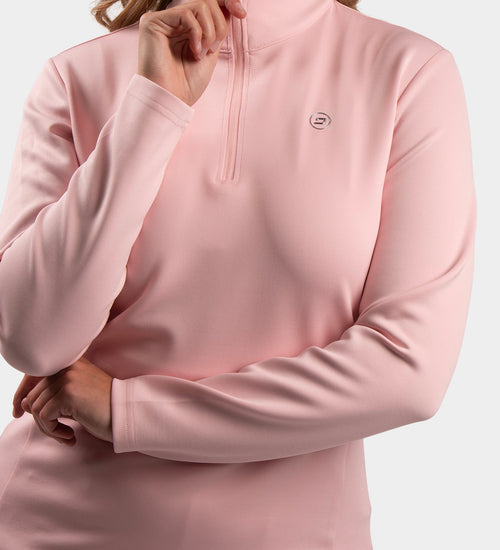 LADIES ULTRA BLEND MIDLAYER - BLUSH