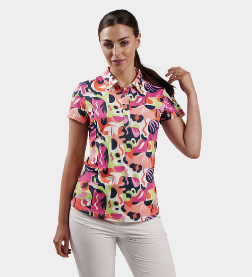 LADIES EXOTIC POLO - PINK