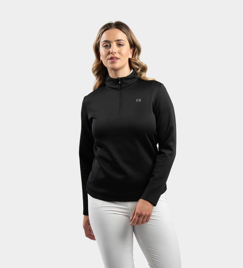 LADIES ULTRA BLEND MIDLAYER - BLACK