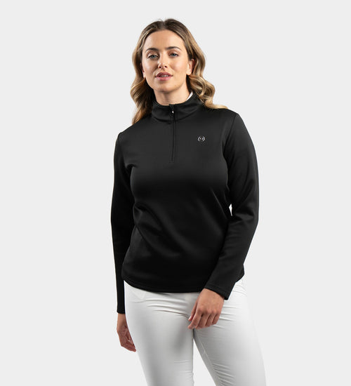LADIES ULTRA BLEND MIDLAYER - BLACK