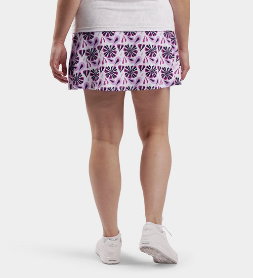 LADIES SIENNA SKORTS - FLORAL PURPLE