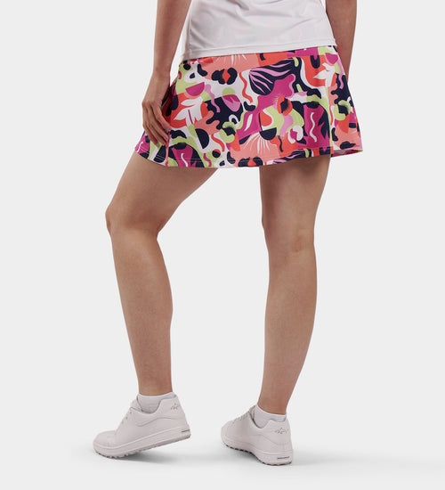 LADIES SIENNA SKORTS - FLORAL NAVY