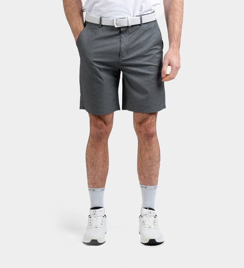 HERITAGE ABSTRACT SHORTS - CHARCOAL