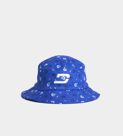 SKULLZ BUCKET HAT - BLUE