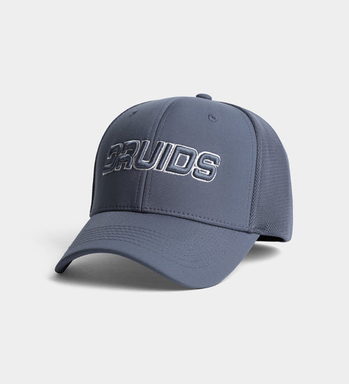 OUTLINE FITTED TRUCKER CAP - GREY