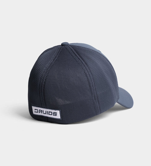 OUTLINE FITTED TRUCKER CAP - GREY
