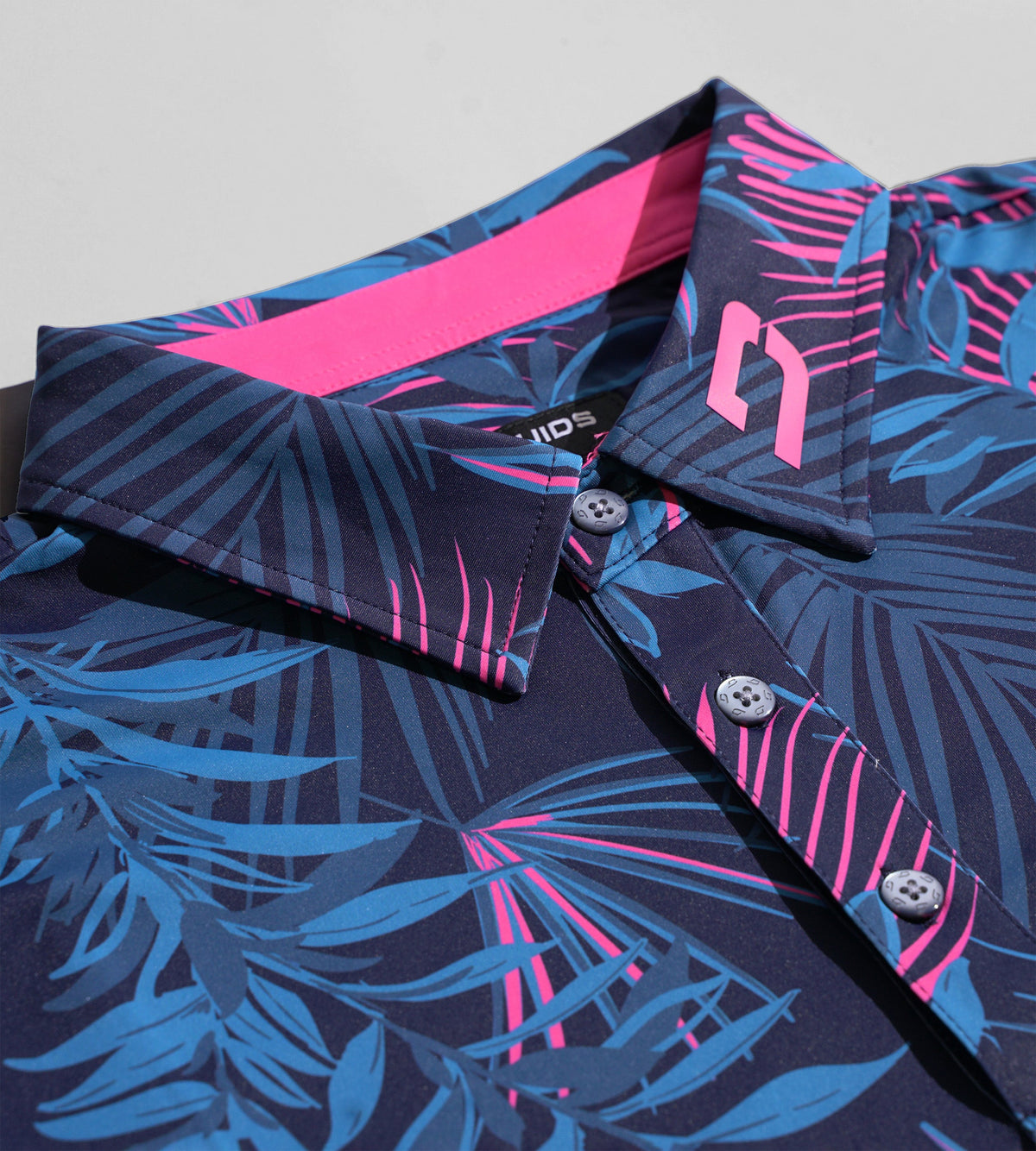 NEON TROPIC POLO - NAVY