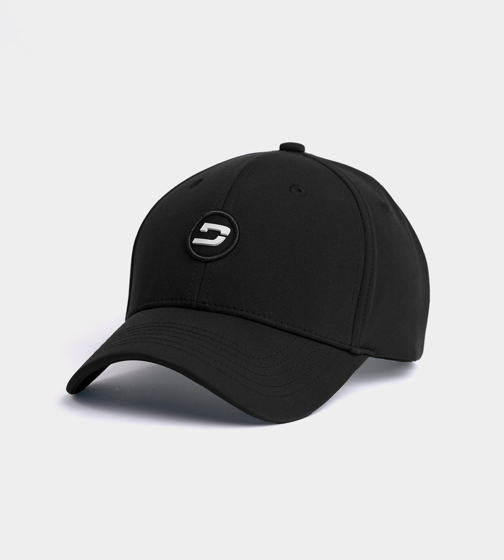 THE "D" BADGE CAP - BLACK