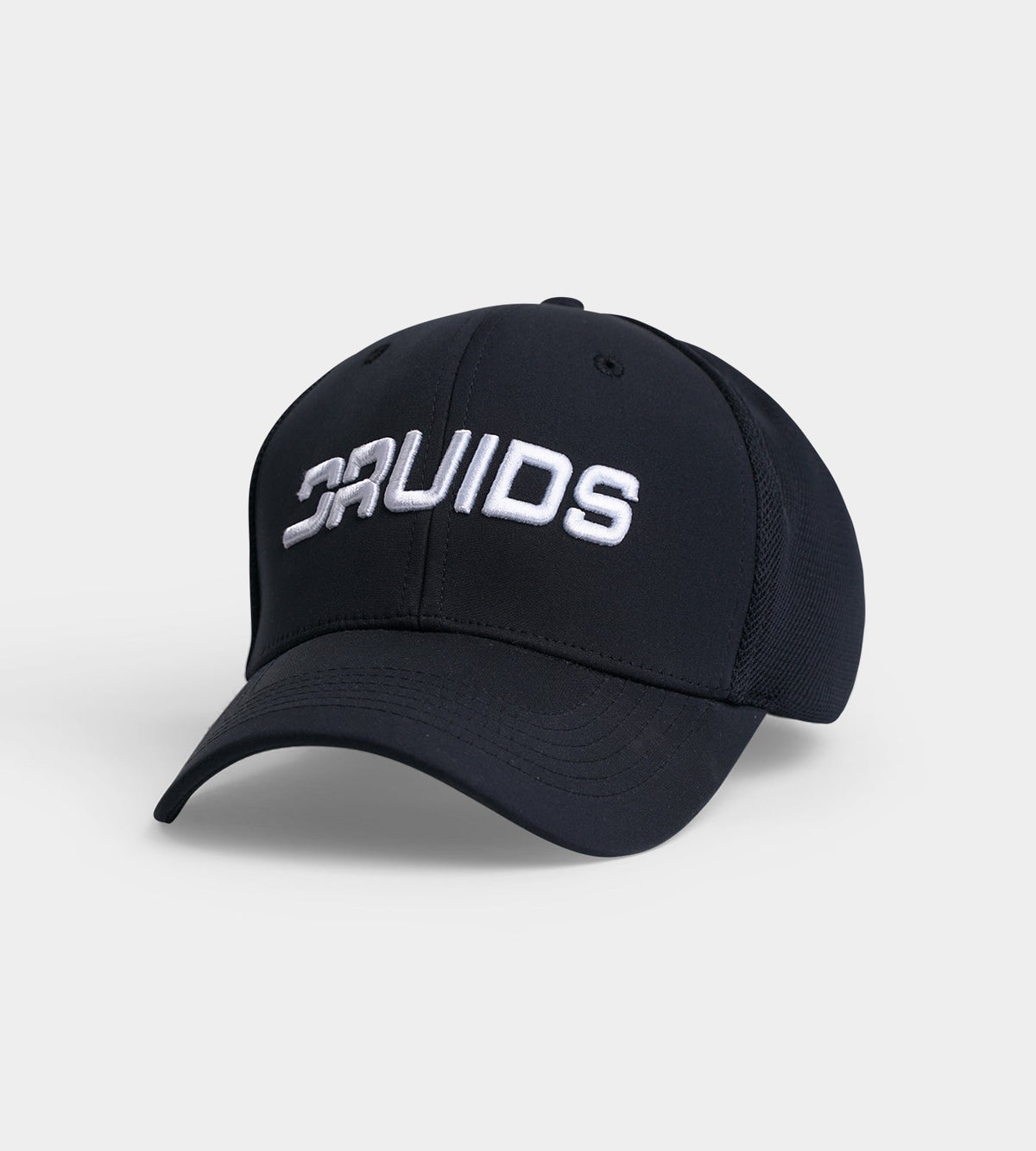DRUIDS FITTED TRUCKER CAP - BLACK