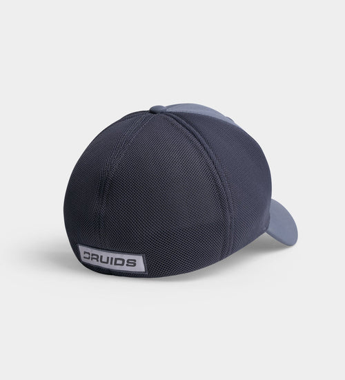 DRUIDS FITTED TRUCKER CAP - GREY