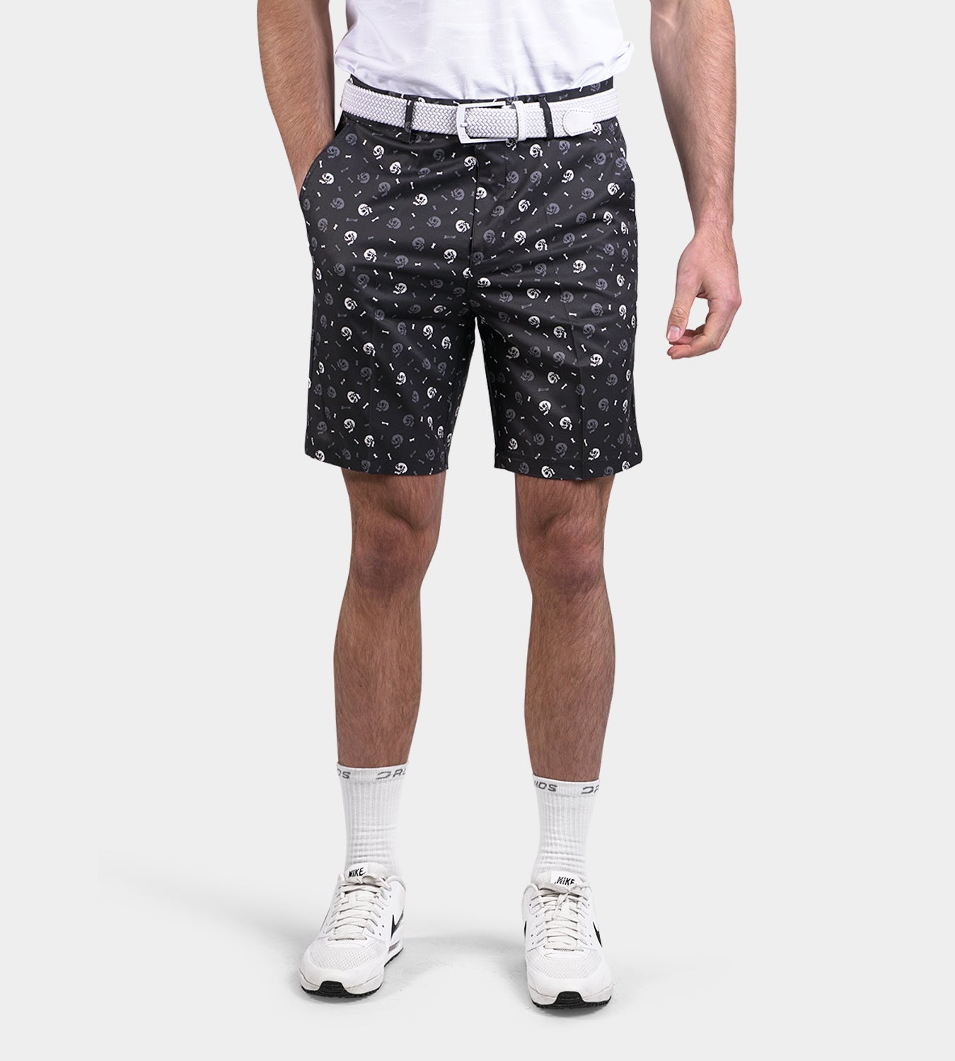 CLIMA SKULLZ SHORTS - BLACK