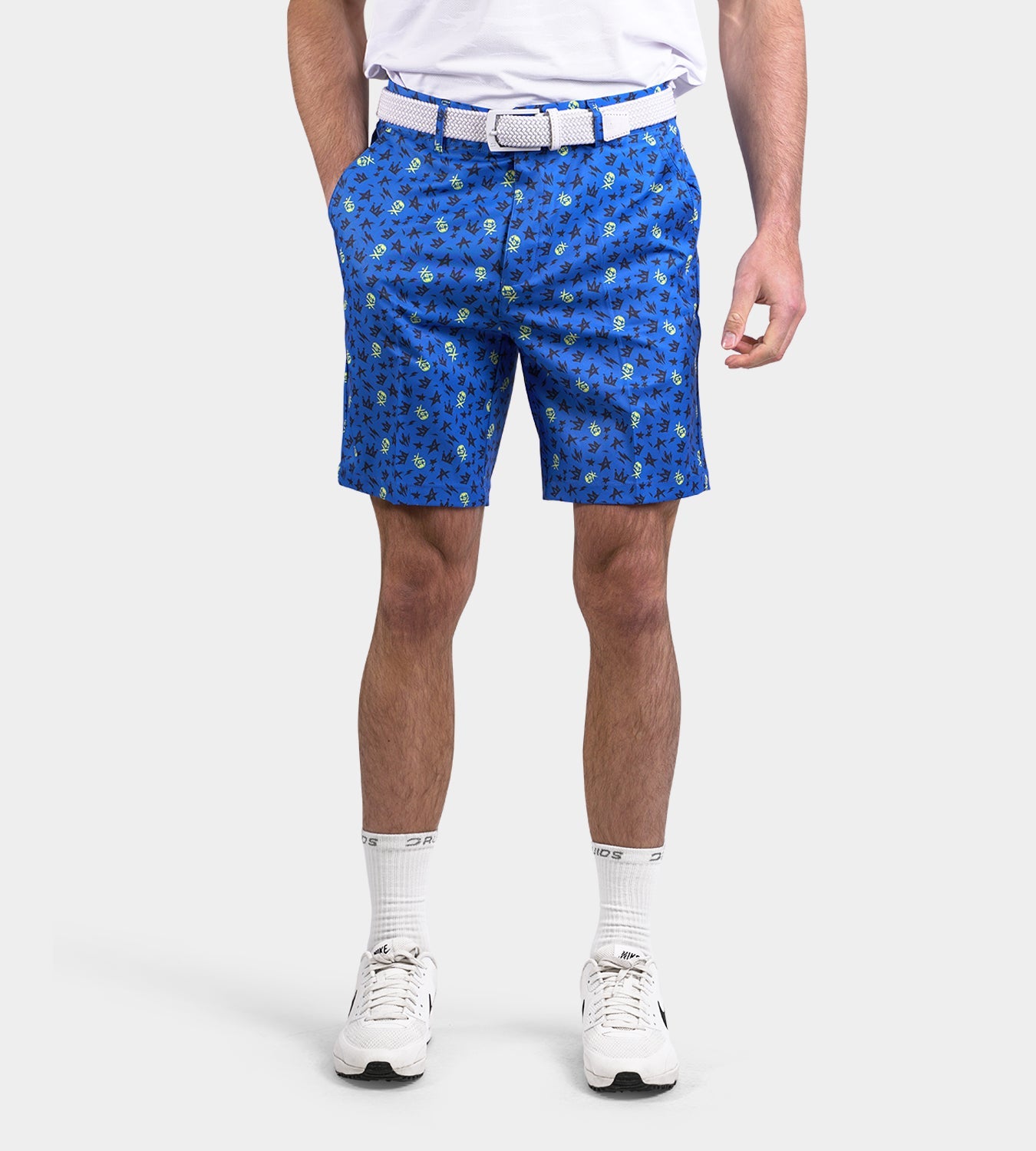 CLIMA GRUNGE SKULLZ SHORTS - BLUE